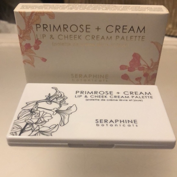 NIP Seraphine Botanicals PRIMROSE+CREAM Lip & Cheek Palette - Picture 3 of 5